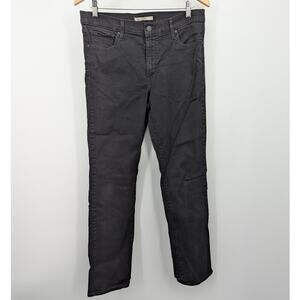 Levi’s 314 Shaping Straight Jeans Black Size 32 Classic 10 in Rise